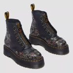 Dr. Martens Sinclair Decayed Roses Leather Platform Boots 32050001