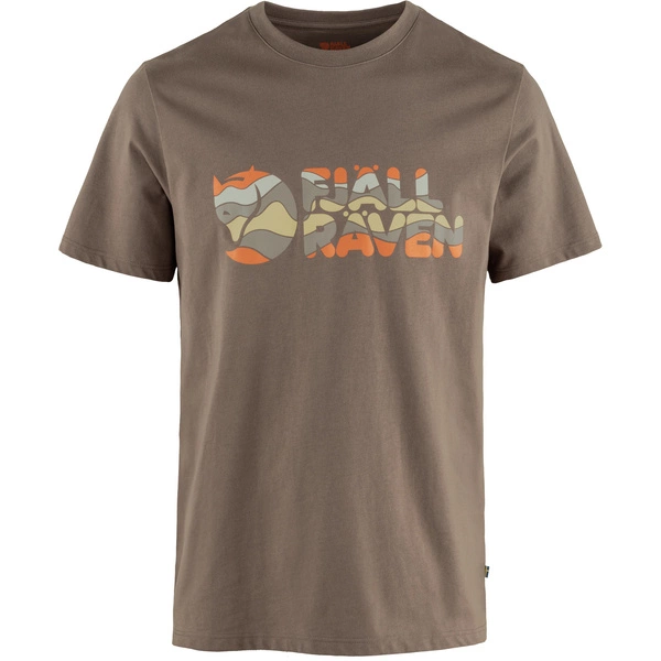 Fjallraven Multicolor Logo T-shirt F12600268-244 Suede Brown