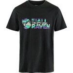 Fjallraven Multicolor Logo T-shirt F12600268-550 Black