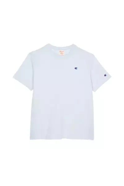 Champion WMNS Crewneck T-SHIRT BLUE