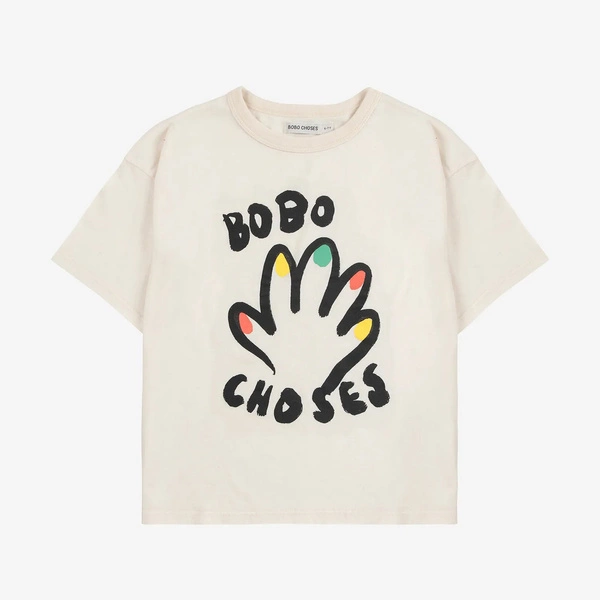 BOBO CHOSES High Five T-shirt OFFWHITE