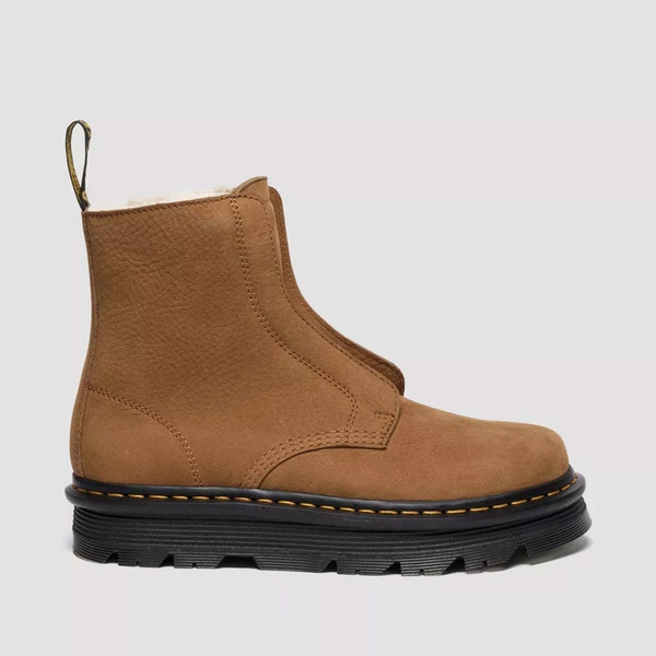 Dr. Martens Zebzag Laceless Warm Lined Slip On Nubuck Boots 42019200