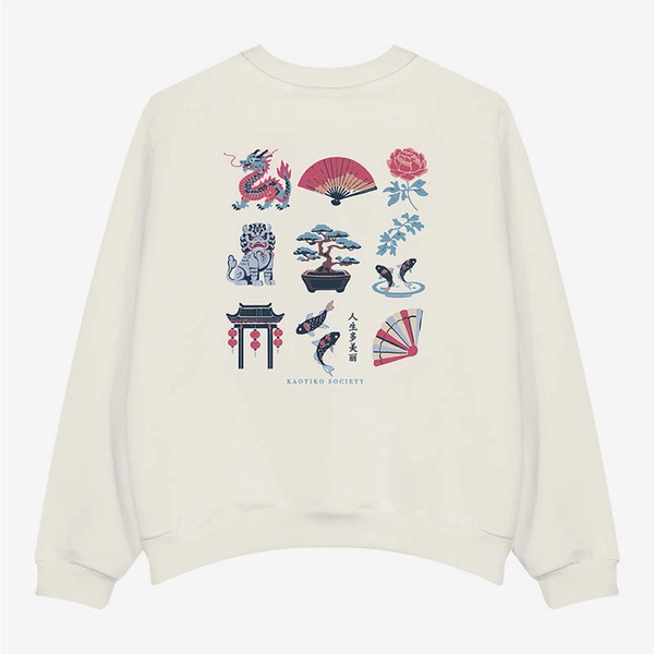 Kaotiko Bonsai Bone Sweatshirt AR007-01-M002