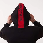 Alpha Industries RED STRIPE HOODY BLACK