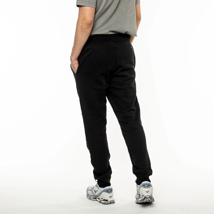 Champion ASYMMETRIC SCRIPT LOGO JOGGERS BLACK