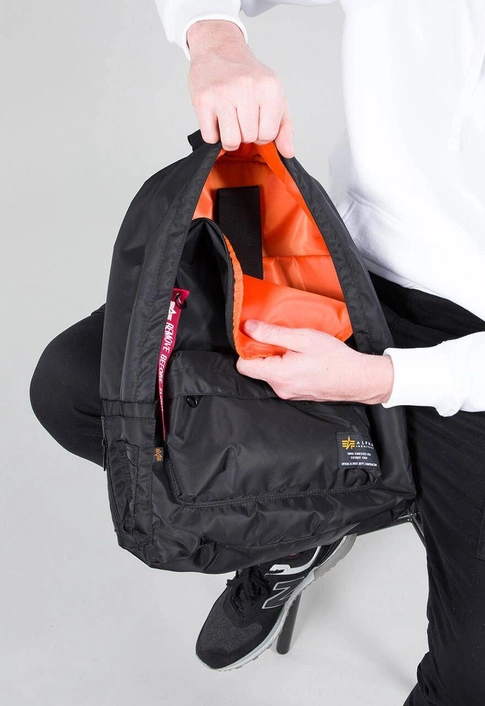 Alpha Industries Crew Backpack BLACK