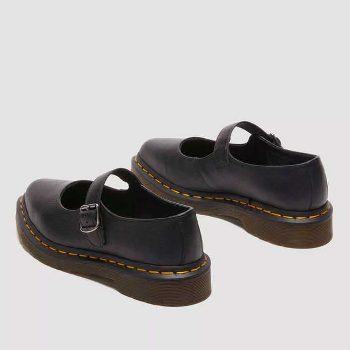 Dr. Martens Mary Jane Ballet Flats Elphie Virginia Women's Black 40685001