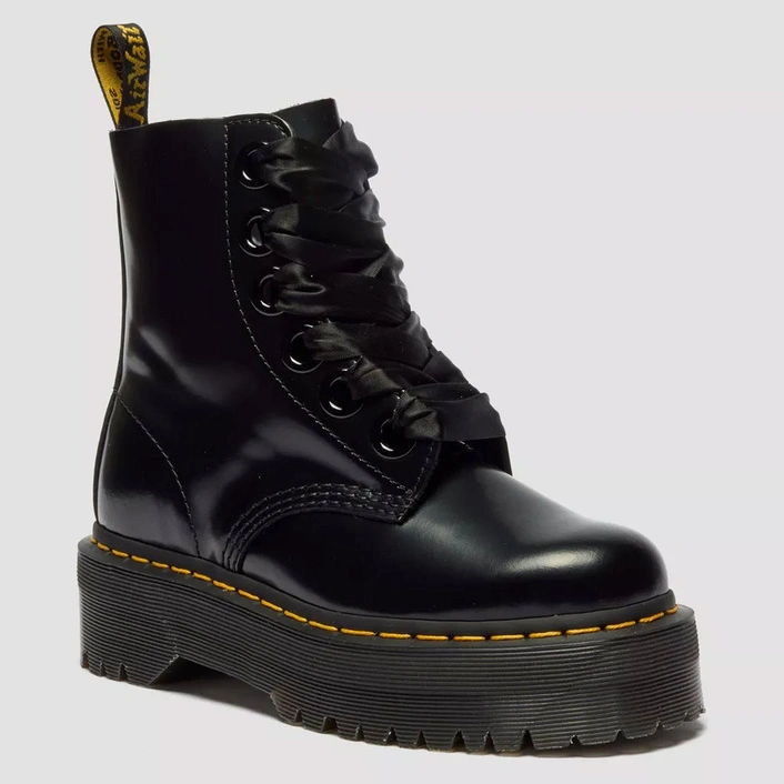 Dr. Martens women's platform boots Molly Buttero black 24861001