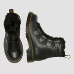 Dr. Martens women's fur-lined boots 1460 Milled Nappa black 31876001