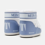 MOON BOOT ICON LOW GREY NYLON BOOTS