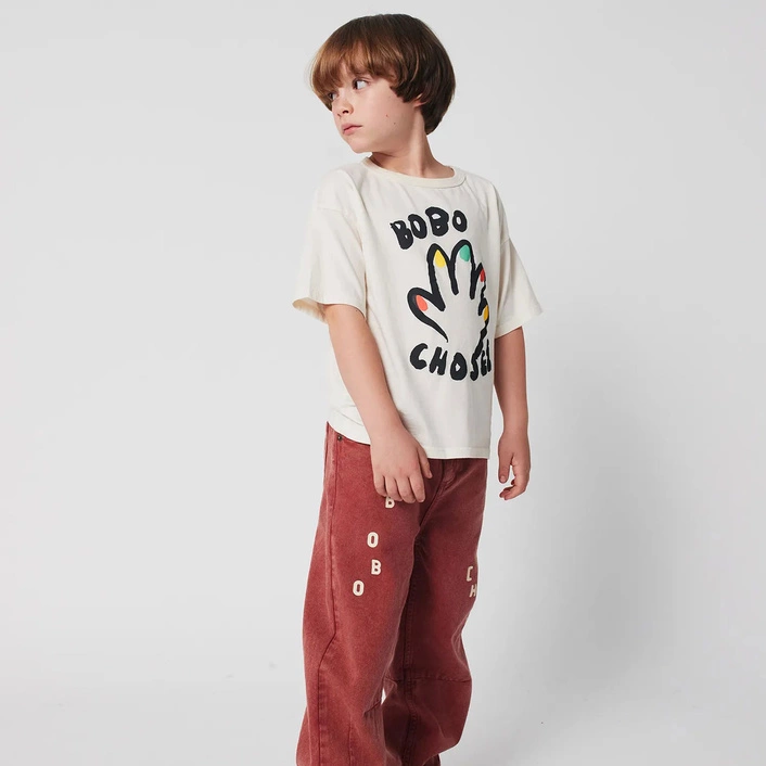 BOBO CHOSES High Five T-shirt OFFWHITE