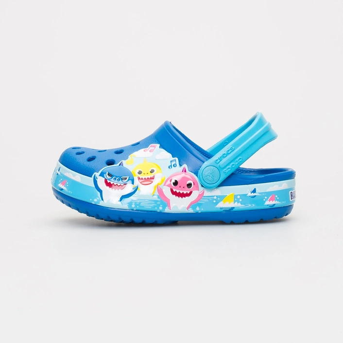 Crocs Fun Lab Baby Shark Band Clog Bright Cobalt