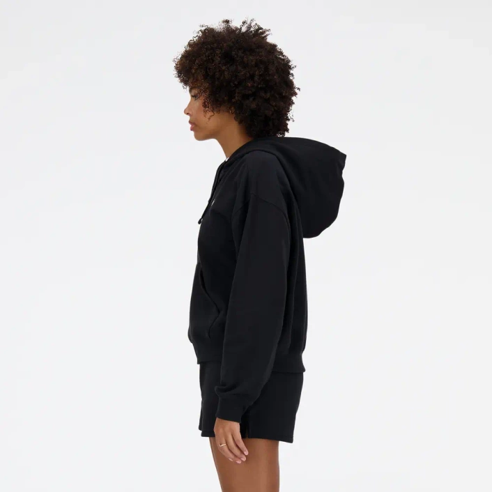 New Balance Women's Full-Zip Hoodie WJ41501BK Black