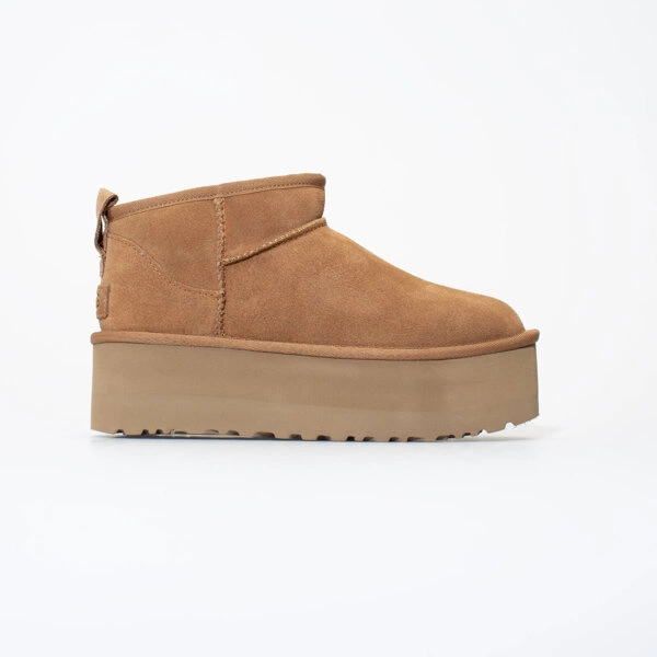 UGG W CLASSIC ULTRA MINI PLATFORM CHESTNUT