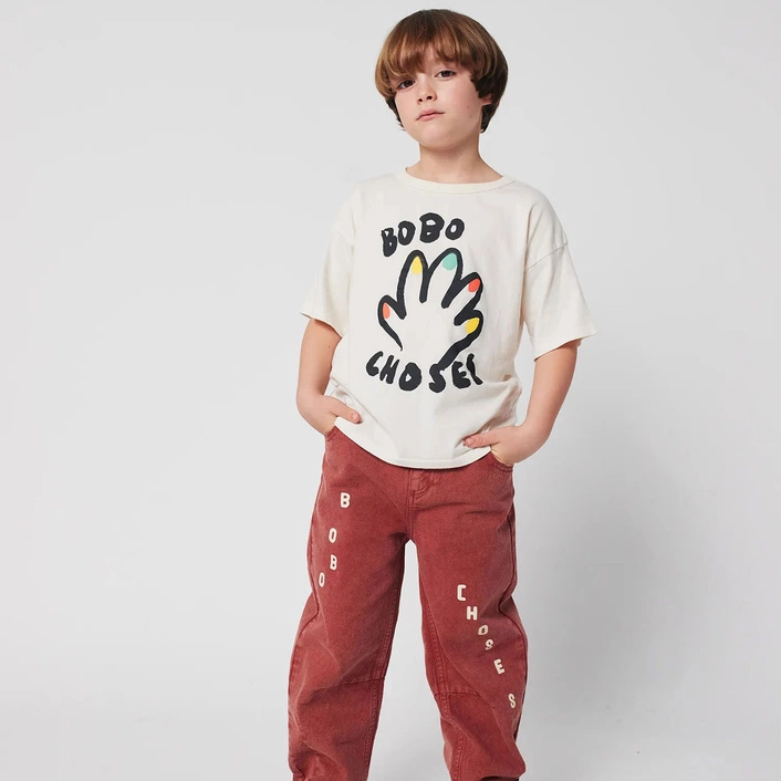 BOBO CHOSES High Five T-shirt OFFWHITE