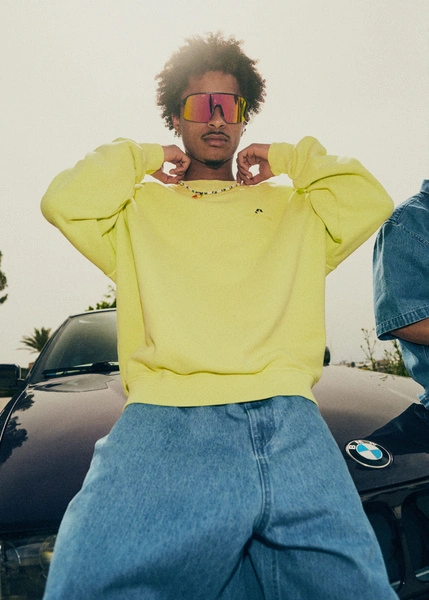 Coalition CLTN CREWNECK Men's sweatshirt – lime