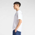New Balance White T-shirt Fish and Chips MT61I5BMWT