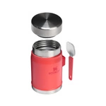 Stanley Classic Legendary Food Jar + Spork 0,4 L Hot Coral