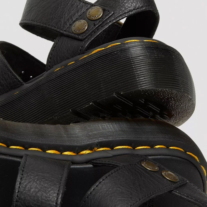 Dr. Martens Platform Sandals Gryphon Quad Women's Black 25720001