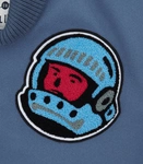 Billionaire Boys Club CAFETERIA VARSITY JACKET - BLUE