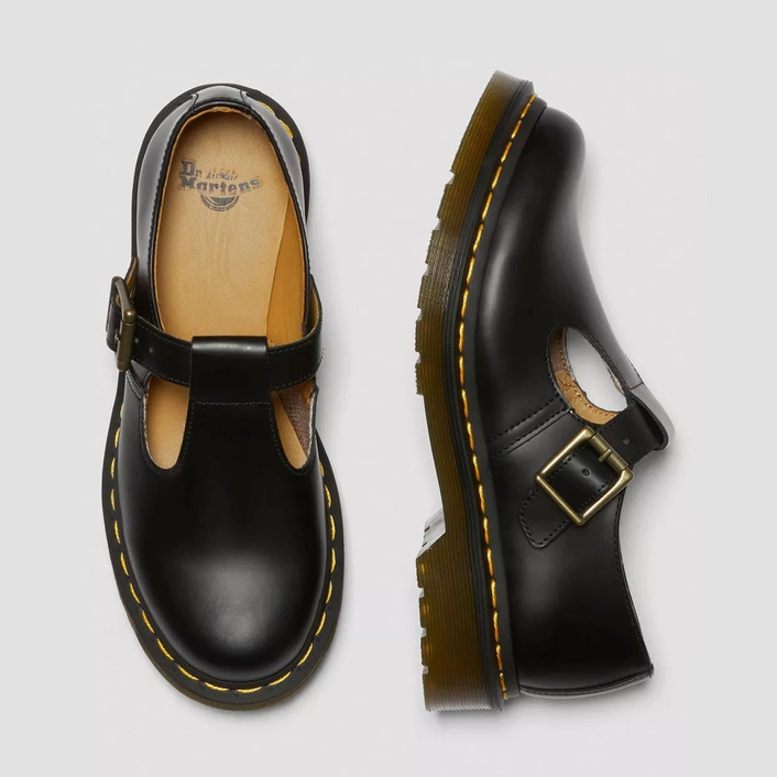 Dr. Martens Mary Jane Shoes Polley Smooth Black 14852001