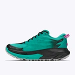 HOKA Mafate 5 Women's Trail Running Shoes Black/Electric Aqua
