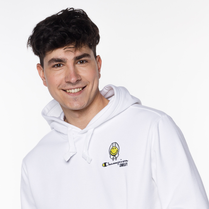 Champion x Smiley Hooded Full Zip Sweatshirt