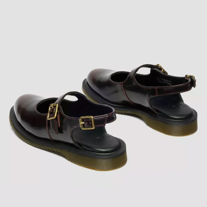 Dr. Martens Mary Jane Shoes Madaline Arcadia Women's Cherry Red 42133600