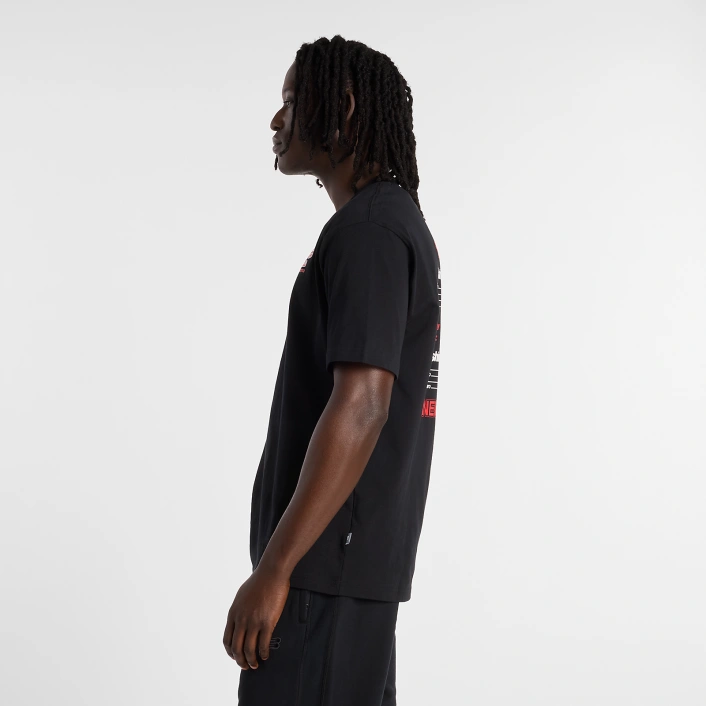 New Balance Black T-shirt Ramen MT61H51DBK