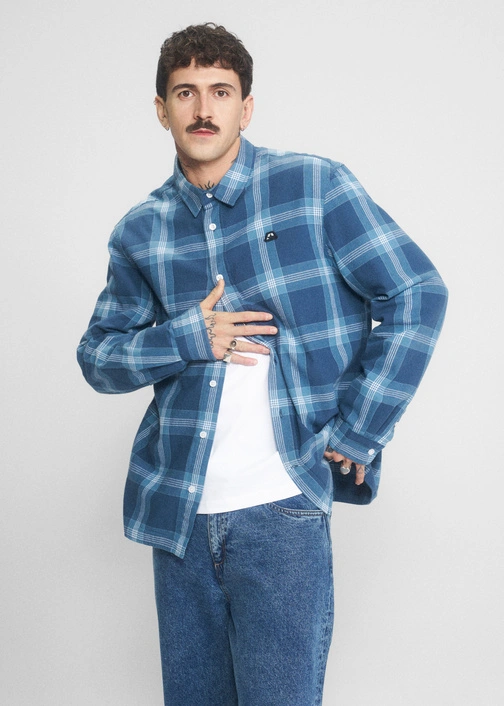 Coalition CLTN SK8 JAN Men's Shirt – dark blue