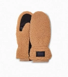 UGG W SHERPA MITTEN LOGO CARAMEL