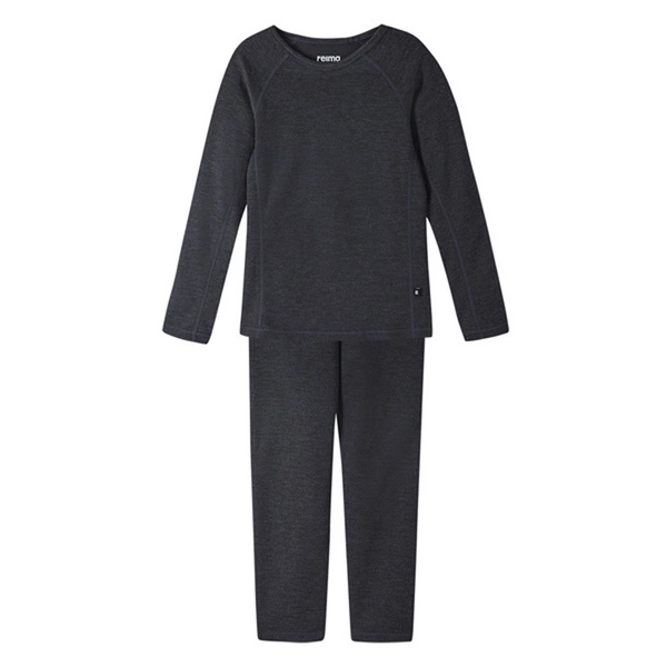 Reima Thermal base layer set Lani Black melange 5200031A9510