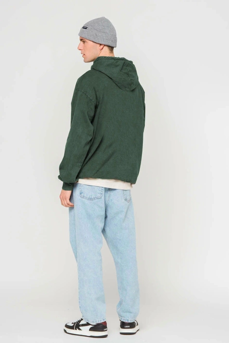 Kaotiko Green Eye Washed Sweatshirt