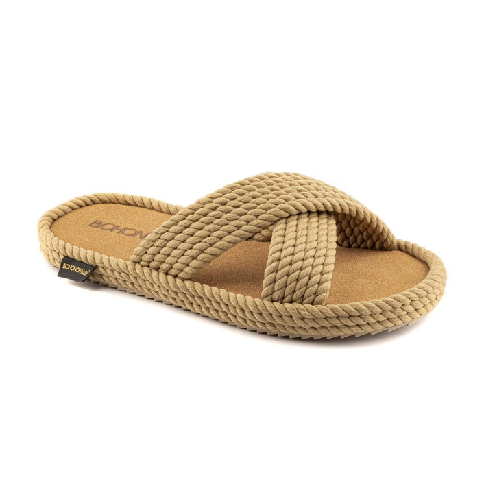 Bohonomad Barcelona Rope Slipper - Beige