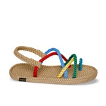 Bohonomad Ibiza Rope Sandal – Beige/Multi