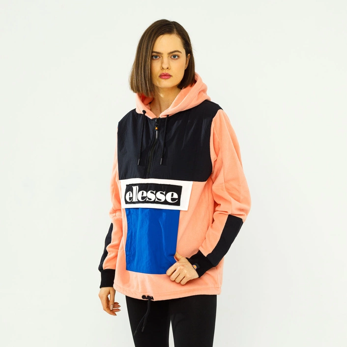 Ellesse Women's Resistant OH Hoody Coral