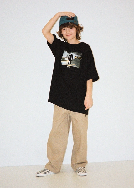 Coalition CLTN SK8 K 03 Kids' T-shirt – black