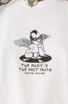 Kaotiko Washed Punk Angel White T-shirt AP023-01-M002
