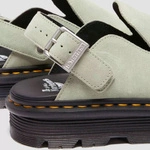Dr. Martens Platform Mules Zebzag Slingback Suede Green 31937300