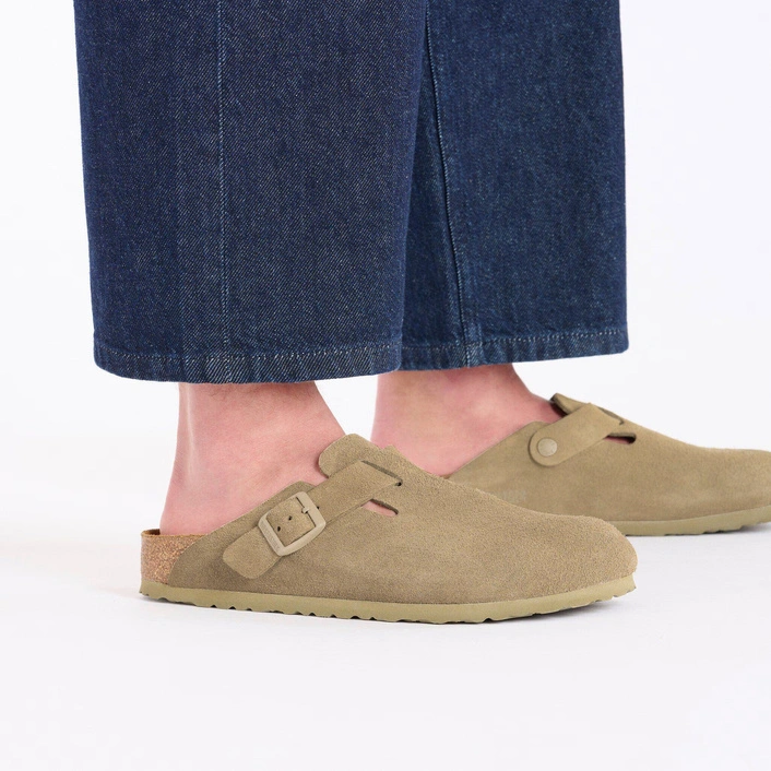 Birkenstock Boston LEVE Faded Khaki 1025844 (narrow)