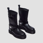 Dr. Martens Biker Boots Anistone Hi Wanama Black 32199001