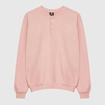 Kaotiko Palid Pink Helmer Washed Sweatshirt
