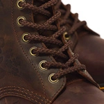 Dr. Martens women's boots 1460 Pascal Deboss Floral Crazy Horse dark brown 43276200