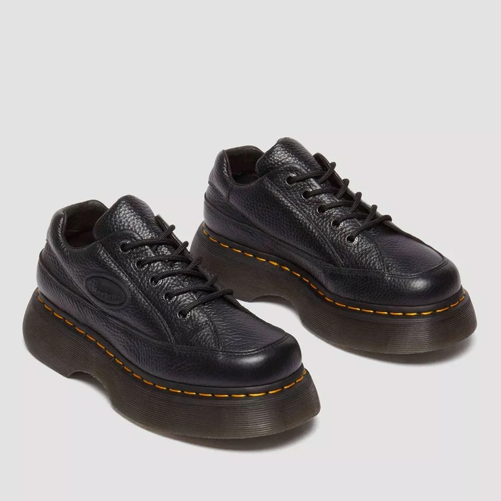 Dr. Martens Shoes Buzz 5-Eye Milled Nappa Women's Black 41060001