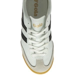 Gola Women's Torpedo Leather Trainer CLB622WB White/Black/Lemon