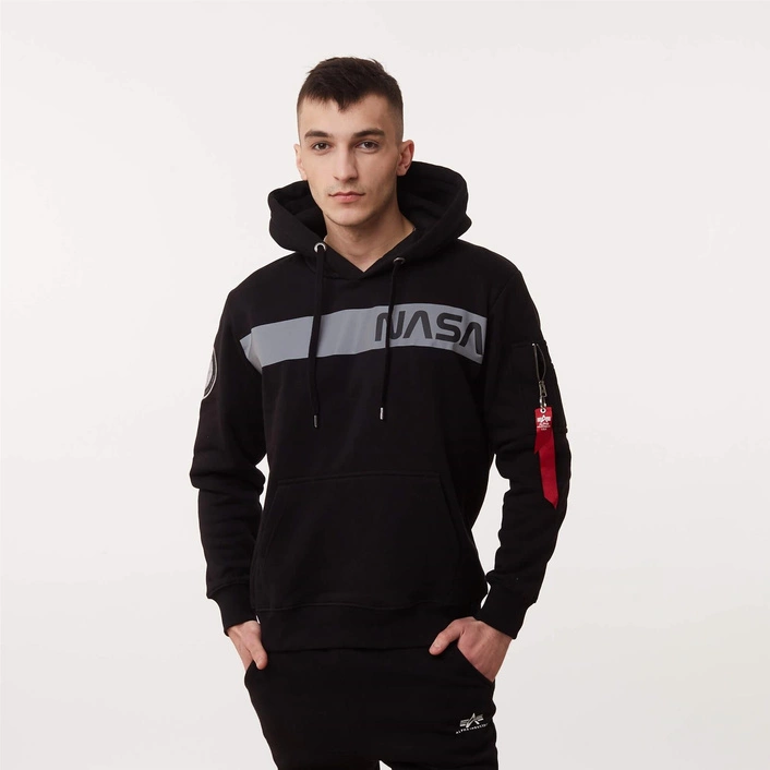 Alpha Industries NASA RS HOODY BLACK