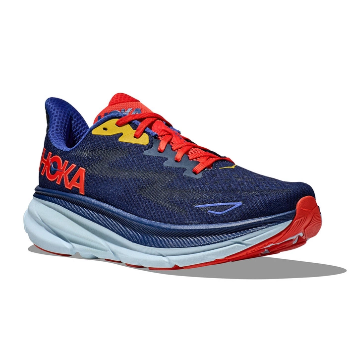 HOKA Clifton 9 Men's Running Shoes Bellwether Blue / Dazzling Blue