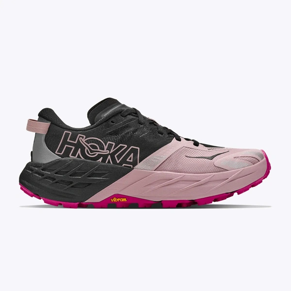HOKA Speedgoat 7 Women's Trail Running Shoes Black/Pink Opal