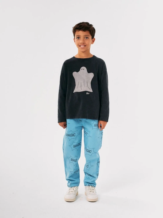 BOBO CHOSES It's Magic all over denim baggy pants