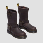 Dr. Martens Biker Boots Anistone Hi Dark Brown 31901201